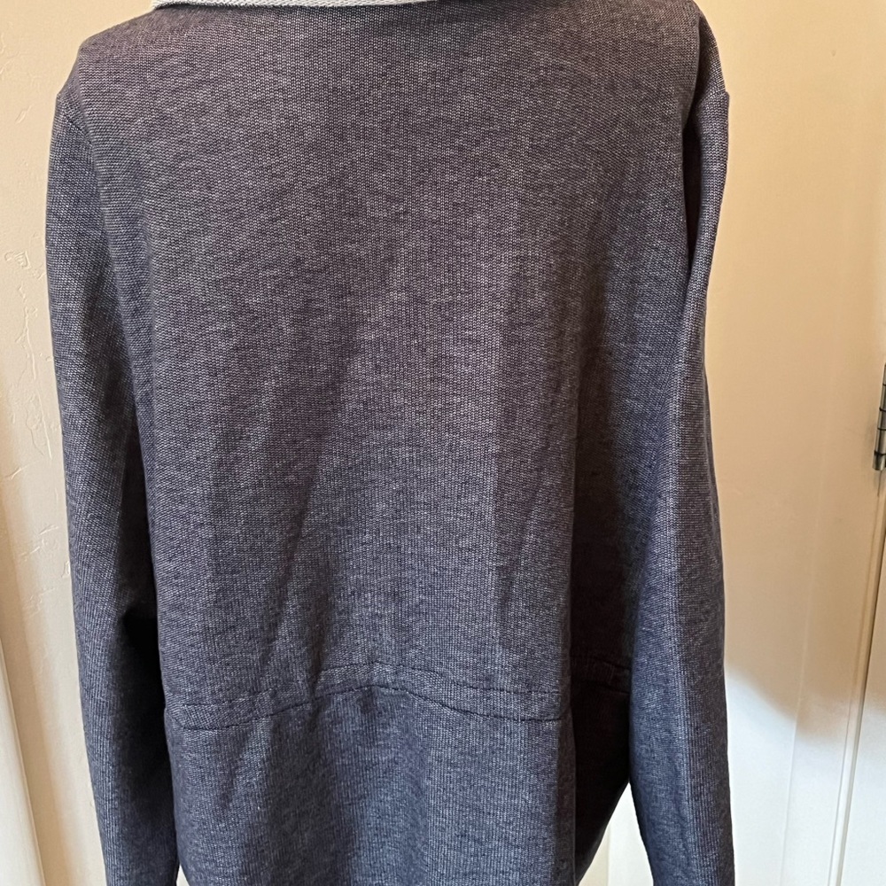 Ruby Rd Zip-Up Navy White Jacket 2X - Picture 6 of 7